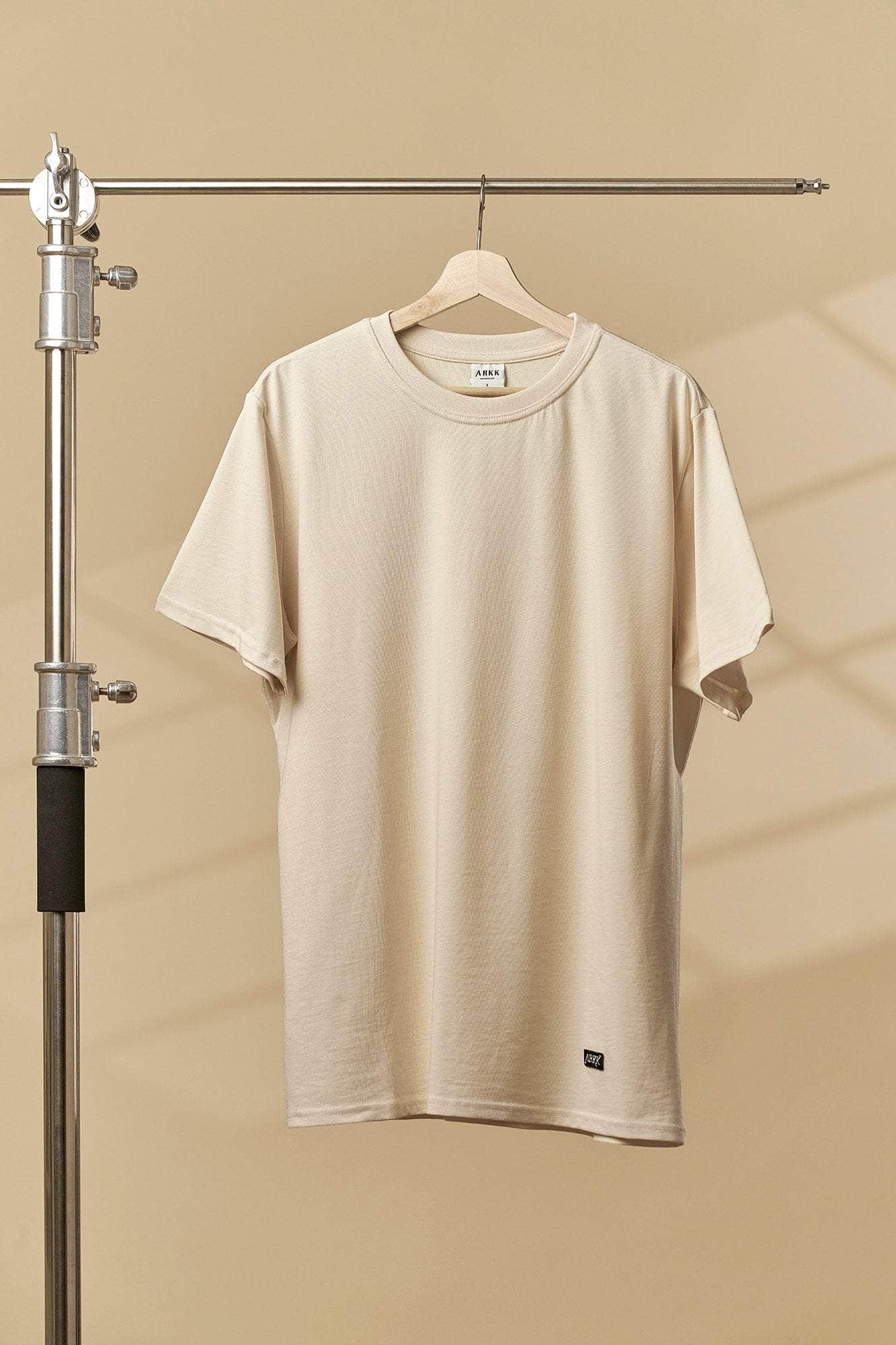 ARKK Apparel ARKK Box Logo Tee | Light Sand T-Shirt